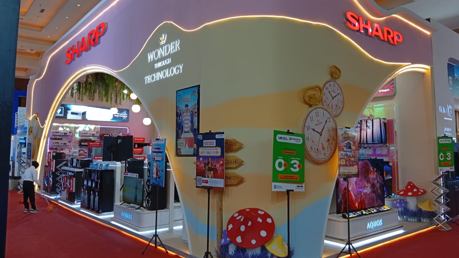 Sharp Booth 