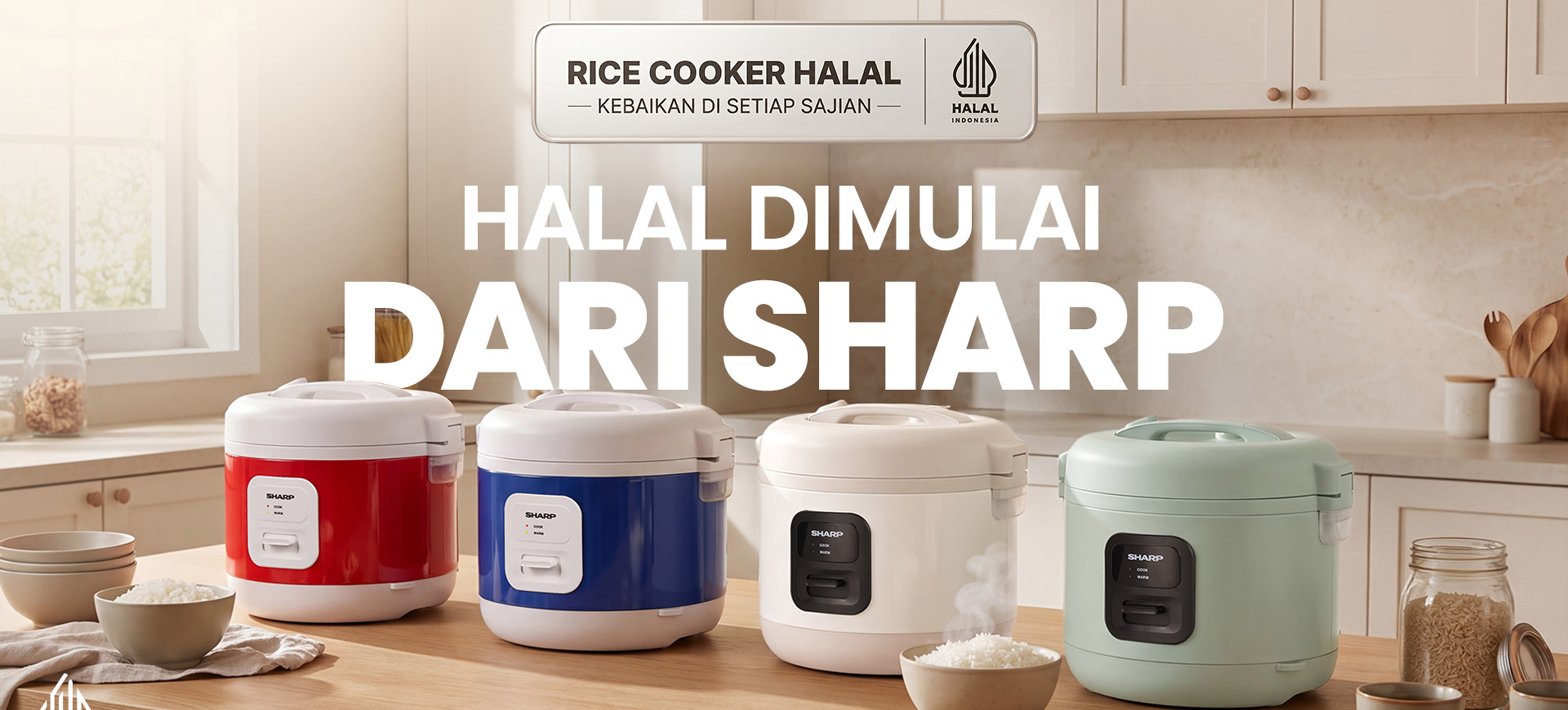 SHARP Rice Cooker Halal
